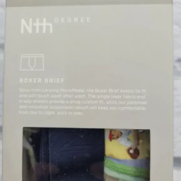 NWT Baseball Collage Boxer Briefs by Nth Degree size Large - Picture 5 of 8